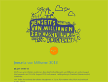 Tablet Screenshot of jenseitsvonmillionen.de